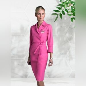 Delta Connection BCRF Pink Flight Attendant Dress by Richard Tyler